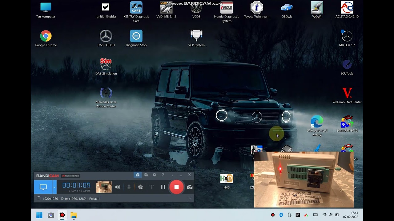 Mercedes ECU ME2.8 read EEPROM / RENEW (VIRGIN)
