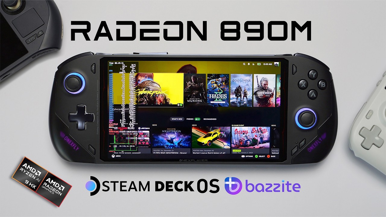 The Fastest Linux Handheld We've Ever Tested! Bazzite On The F1 Pro