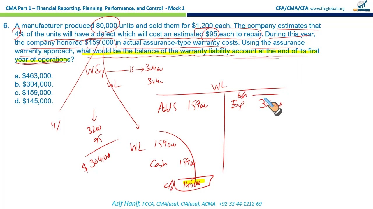 CMA P1 Mock 1 2025