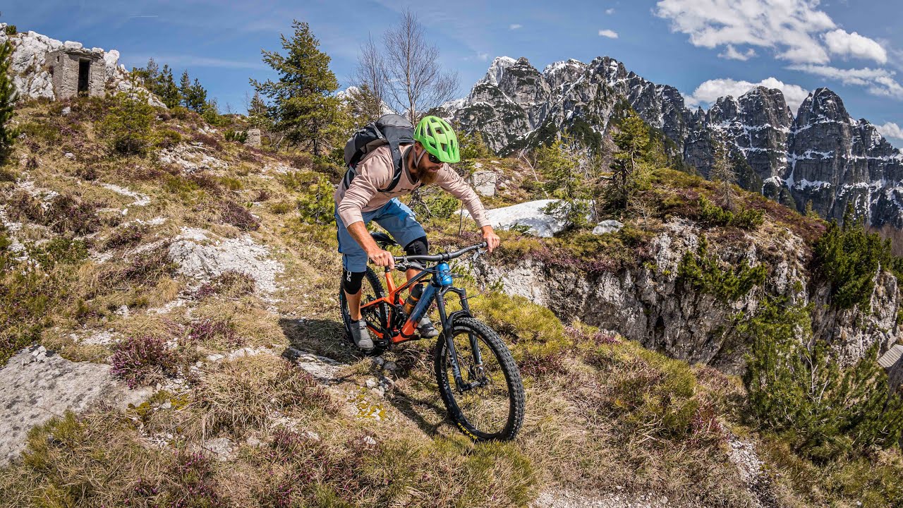 IMPOSANTE MOUNTAINBIKE TOUR IM FRIAUL - CUEL DE LA BARETA 2021 / FREERIDE INC. AUSTRIA