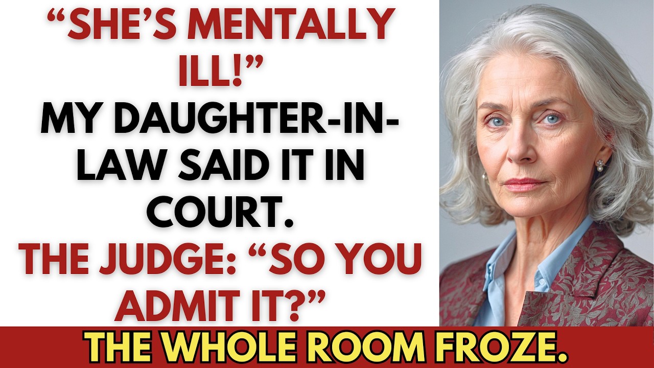 In court, my daughter-in-law yelled, “You’re disgraceful!”—The judge cut in “Did you just admit it?”