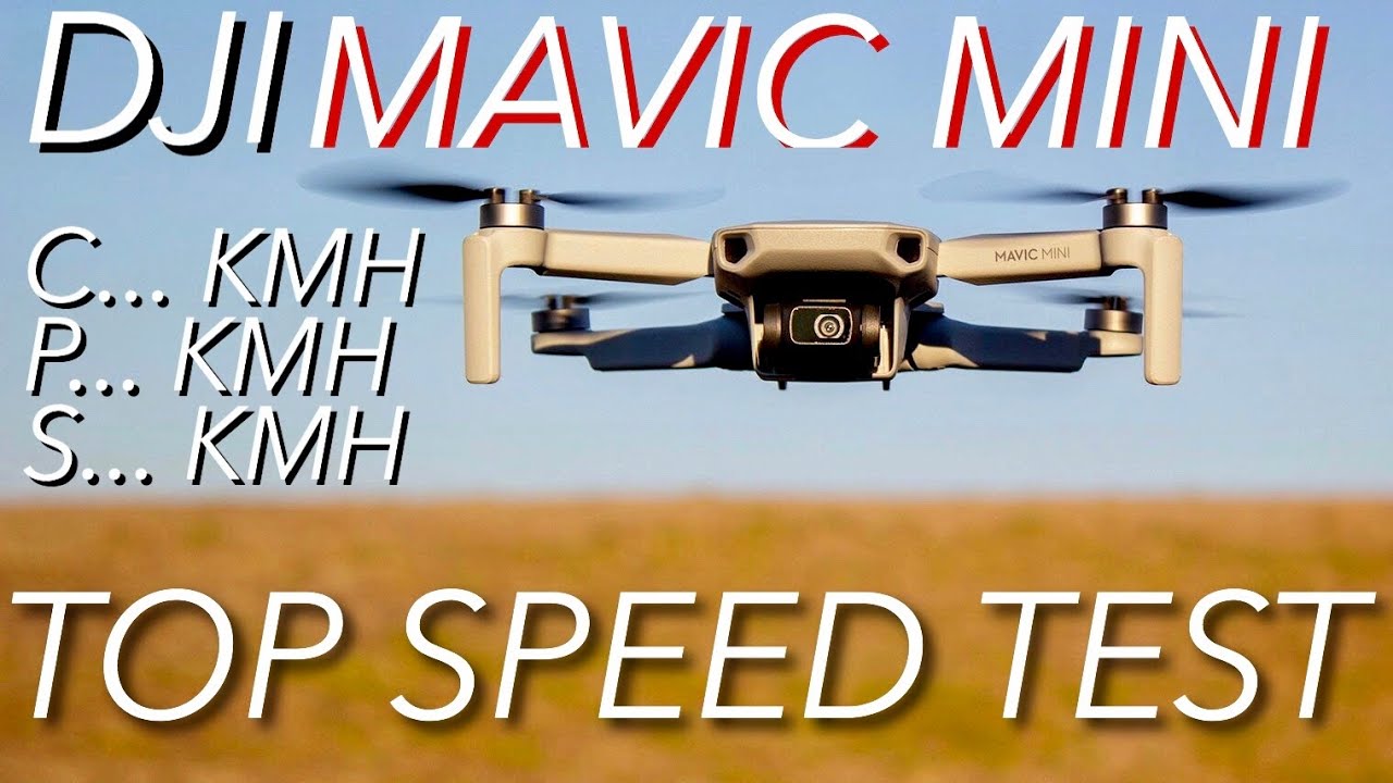 Mavic Mini SPEED Test