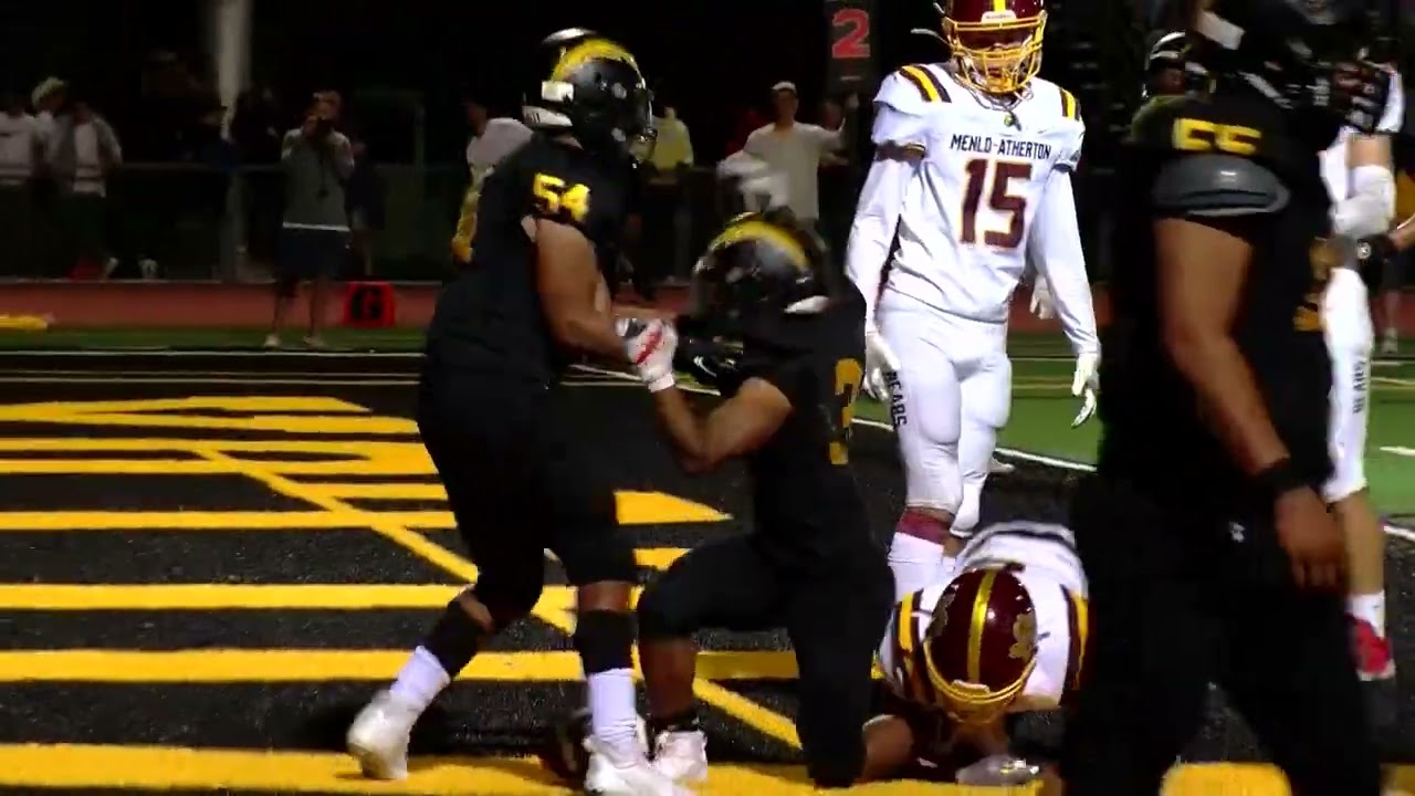 Mattress Firm Perfect Match | Menlo-Atherton at Wilcox Football 9.23.22