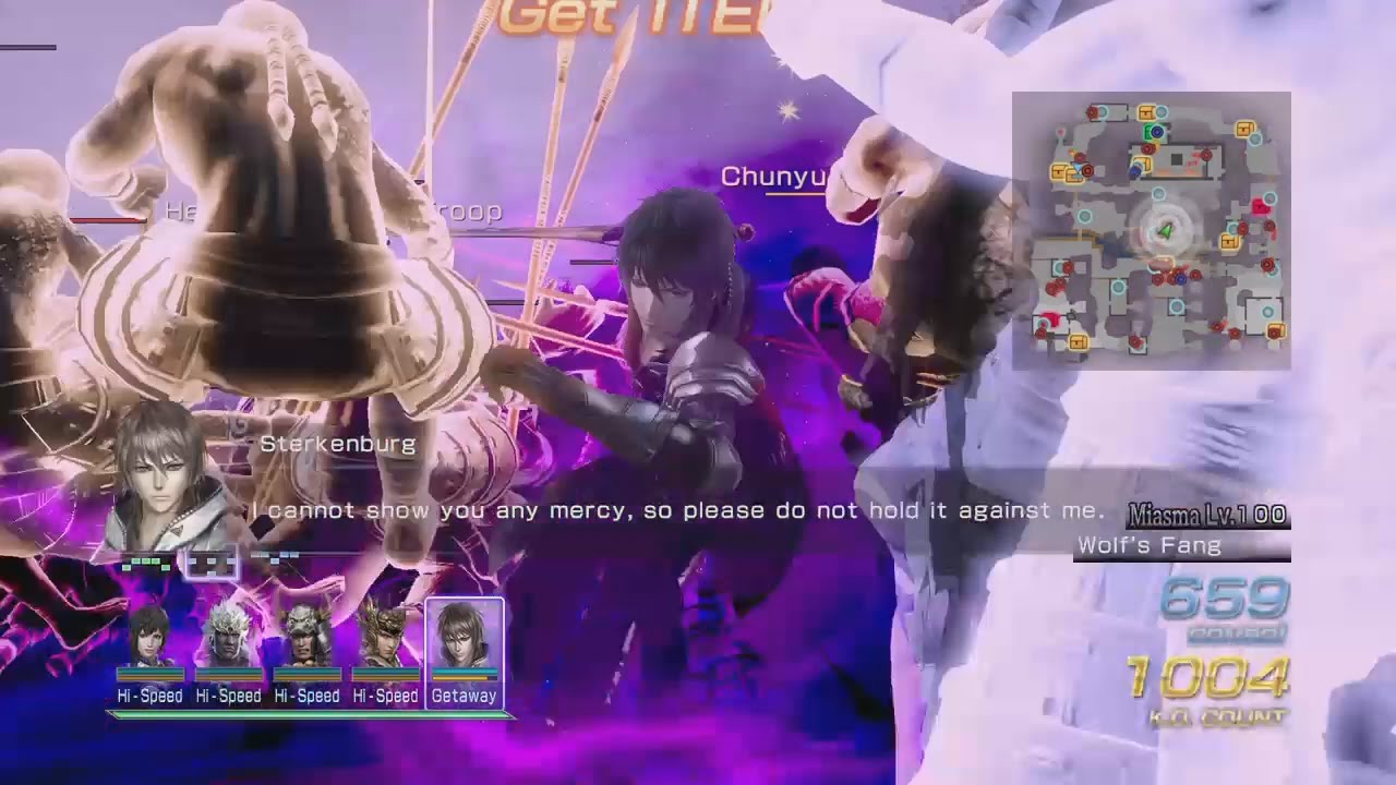 Warriors Orochi 3 Ultimate - Sterkenburg - 10 Star Gauntlet Mode Solo Run