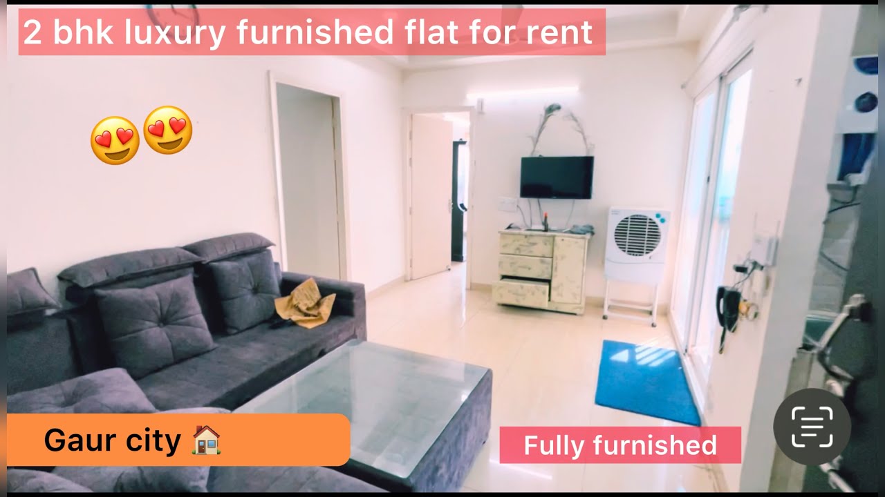Gaur City 7th Avenue | newly constructed 2bhk flat available for rent in Noida ext. 