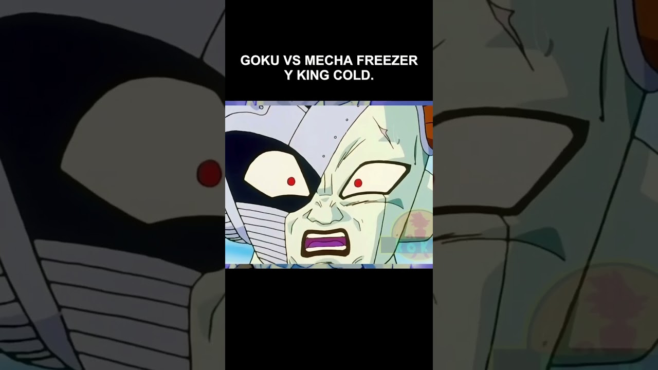 Goku vs Mecha Freezer y king Cold. Dragon ball Z.