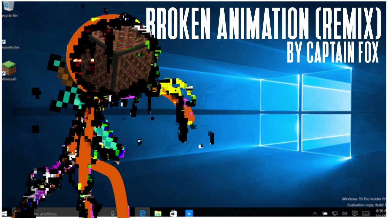 CAPTAIN FOX - Broken Animation (REMIX) - Unofficial Glitched Legends Song