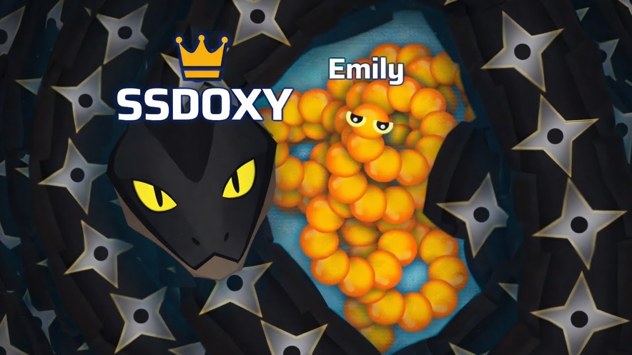 NEW BLACK STAR SNAKE UNLOCKED 🐍|| SNAKE IO GAMEPLAY || SSDOXY 