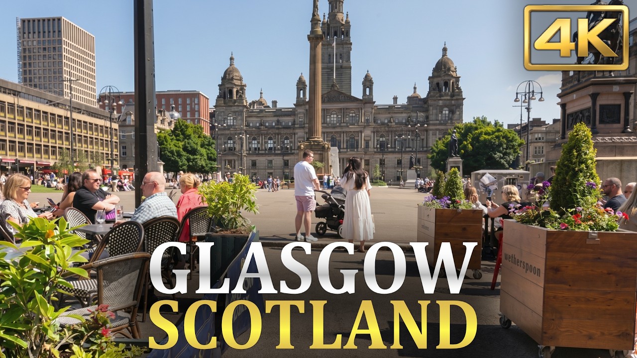 Walking From Glasgow City Centre to Necropolis - June 2024