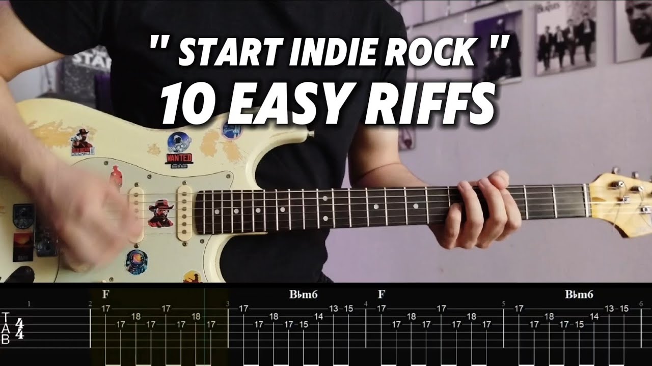 10 indie guitar riffs for starters!