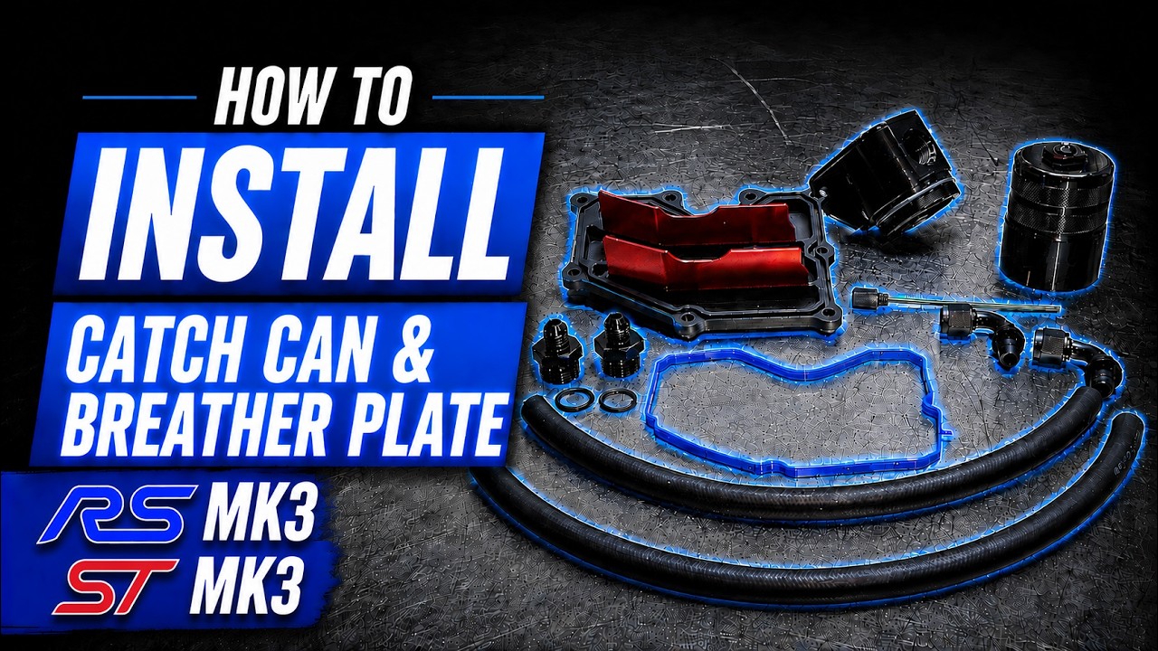 How to install catch can and breather plate to RS / ST mk3