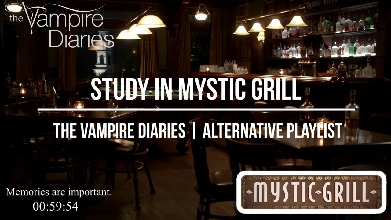 Study in Mystic Grill | The Vampire Diaries | Alternative Playlist 🩸🥃