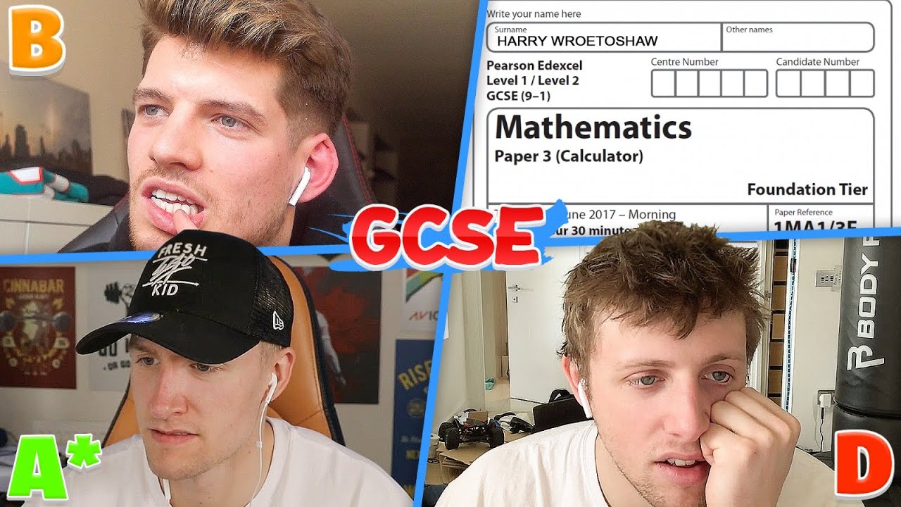 YouTubers RETAKE their GCSEs & got __ ft W2S (Xcademy)