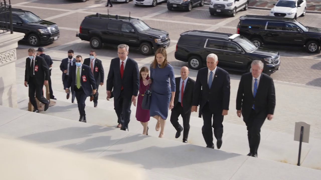 Vice President Pence Visits the U.S. Capitol with Judge Amy Coney Barrett