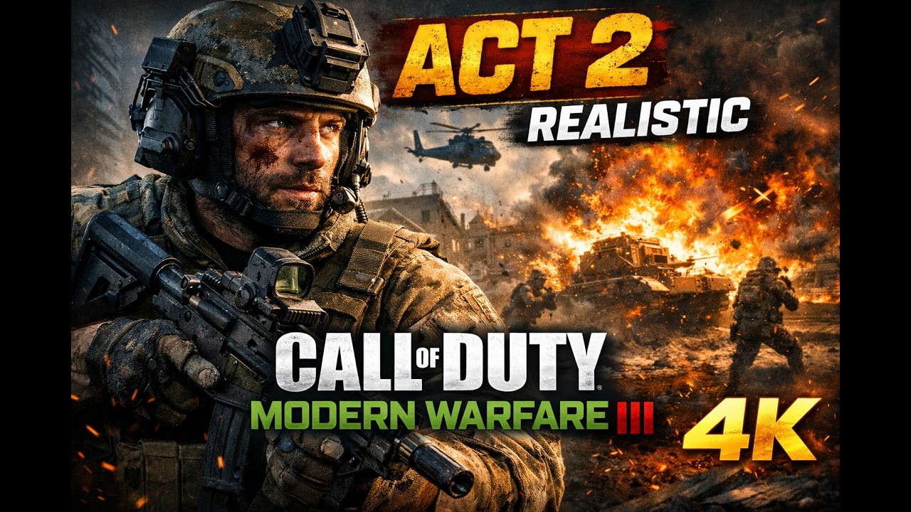 You Won’t Believe ACT 2 in MW3… 🔥 (Full Gameplay 4K)