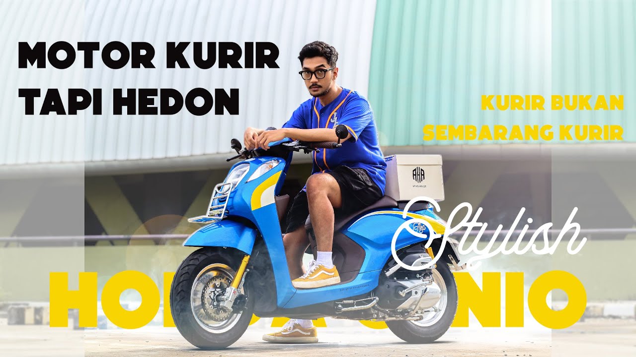 CUSTOM MOTOR CUMA BUAT NGANTER PAKET?? | HONDA GENIO