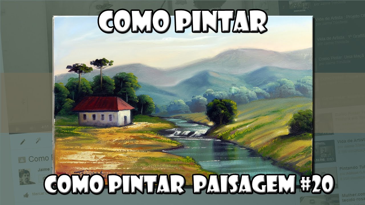 Como Pintar : Paisagem #20 ( Passo a Passo )