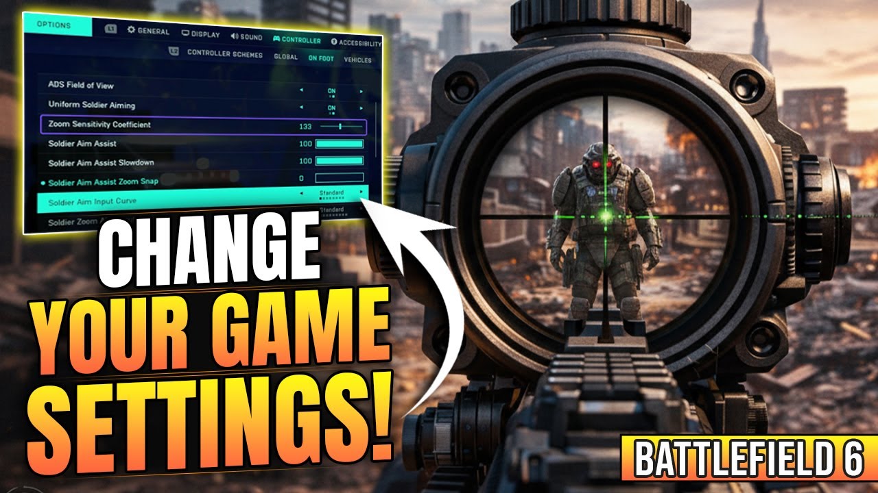 Battlefield 6 Change Your Controller Settings NOW