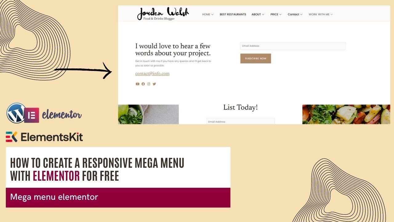 Mega Menu Elementor | Mega Menu with Elementskit Lite