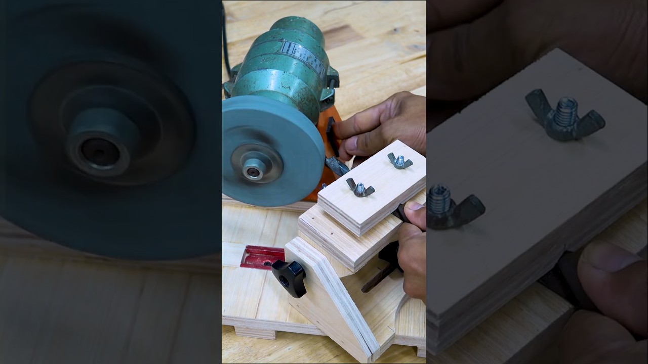 DIY Drill Bit Sharpener That Anyone Can Build!  #woodworking #tools4life #woodworkingtools