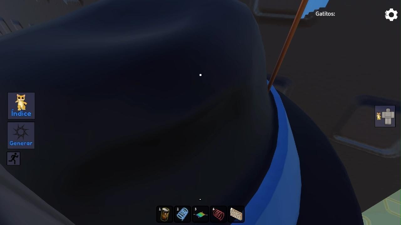 Jugando roblox a Encuetra a ay mi gatito