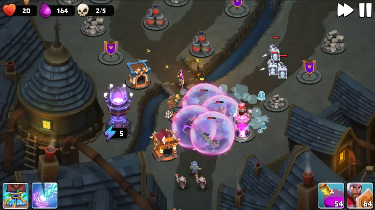 Castle Creeps TD - Chapter 26 Level 101 Rat Race 3 Stars (Without Sentinel)