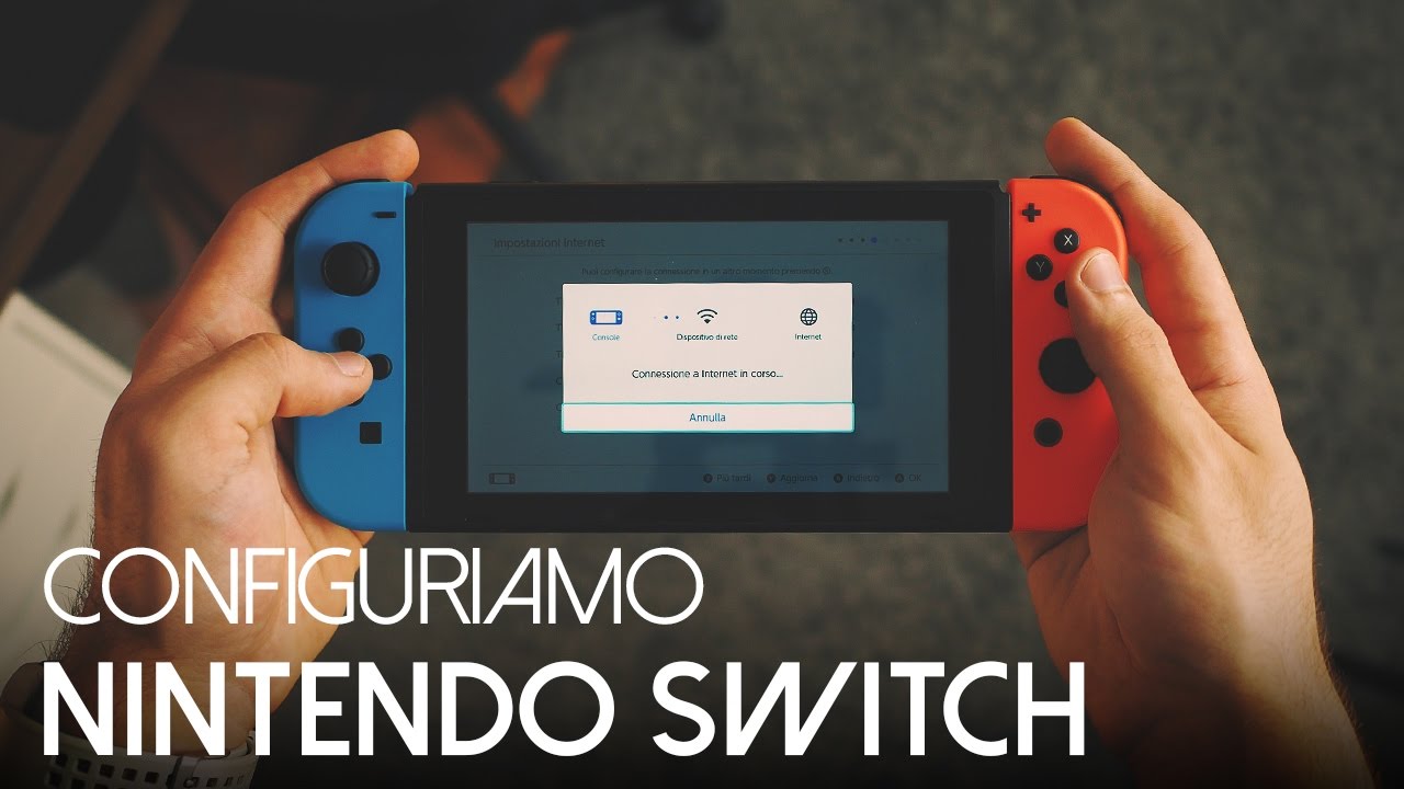 Nintendo Switch - Prima configurazione passo passo - 4K UHD ITA