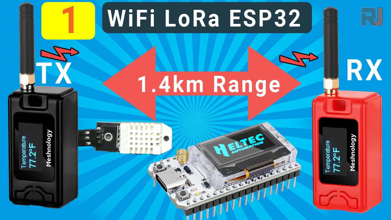 🔥Off-Grid Temperature Monitoring: Send Data 1.4km+ with LoRa! (No WiFi/SIM Needed) T387