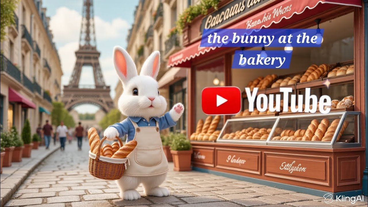 🥖🥐🍞🥯🥨the bunny at the bakery🐰🐇 #songforkids #childrensmusic 