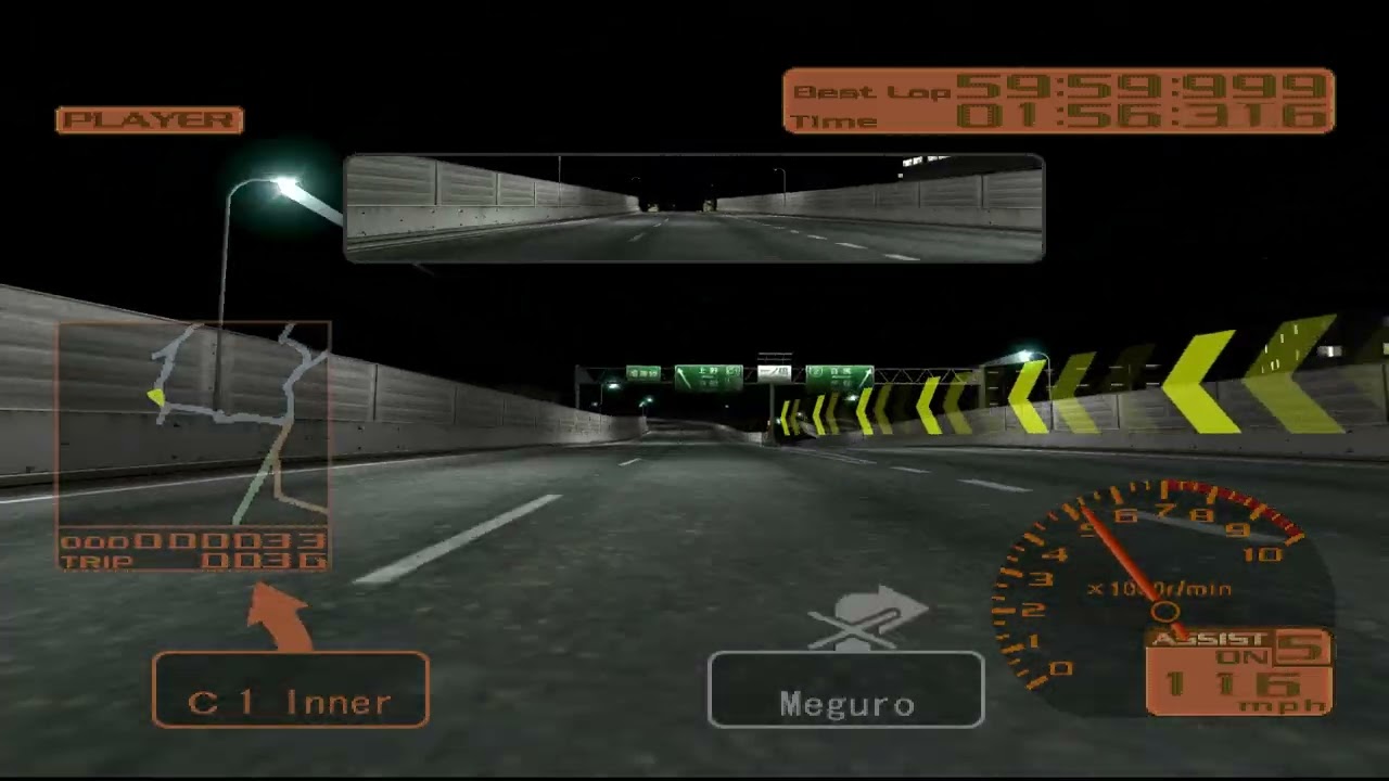 Tokyo Xtreme Racer 2. Time attack. Inner loop C1