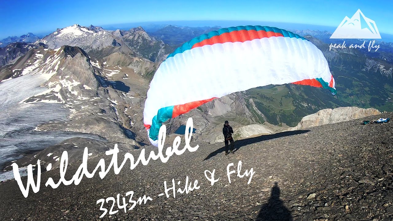 Hike and Fly zum Wildstrubel (3244m) über Flueseeli