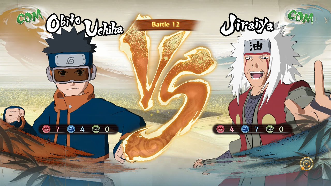 Naruto Shippuden: Ultimate Ninja Storm 4, Obito Uchiha VS Jiraiya!