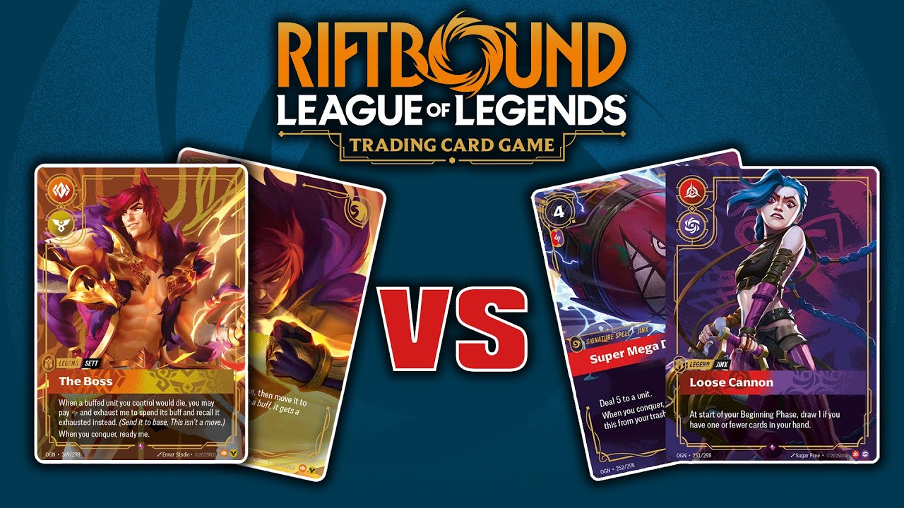 Sett vs Jinx – My First Riftbound Match! (Gameplay and Strategy)