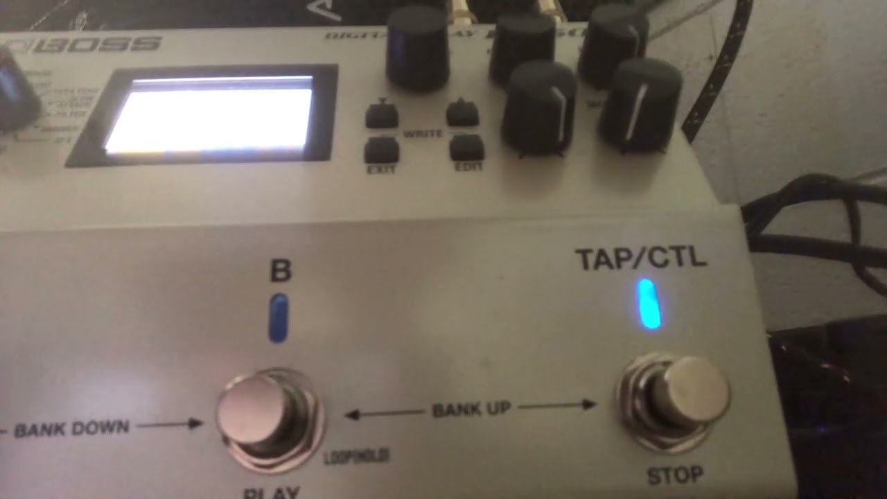 5/14/2022 Experiment #1 Boss DD-500 digital delay pedal Reverse setting