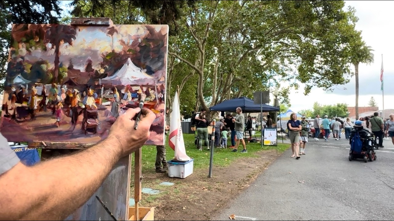 Участие в фестивале Sonoma Plein Air
