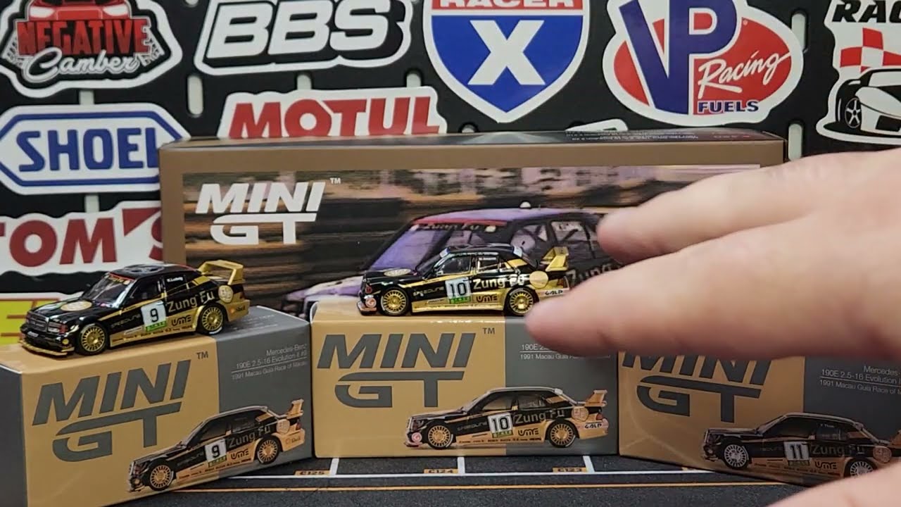 Unboxing: MiniGT - 1991 Macau Zung Fu - 3 Car Box Set