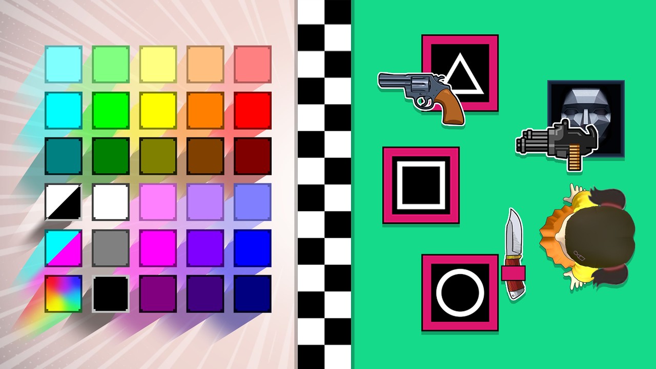Squid Game Escape Speedrun - Square League Survival