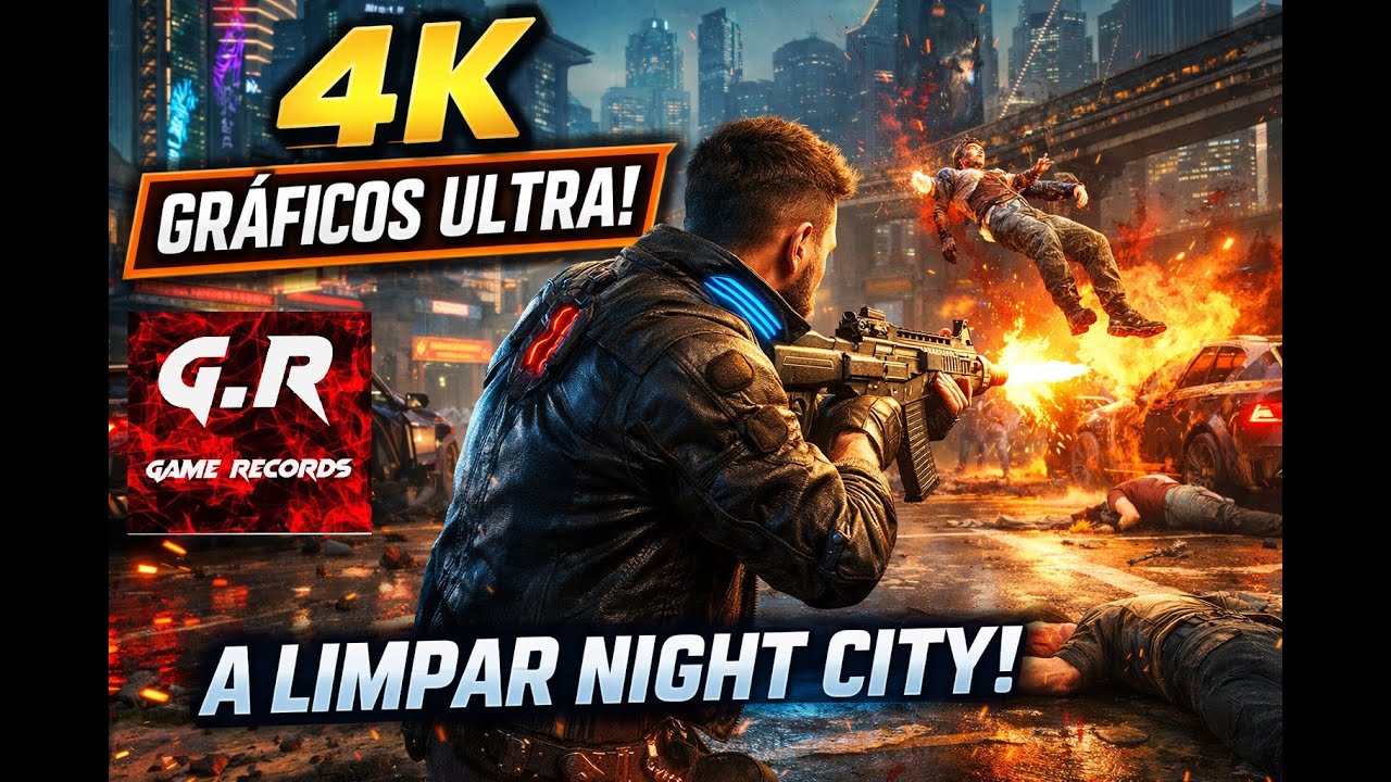 Cyberpunk 2077 – 4K Max Settings: LIMPANDO as ruas de Night City ;)