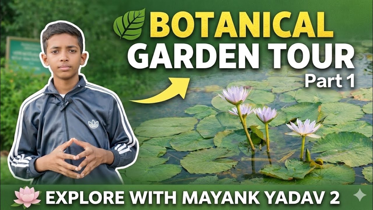 Chandigarh Botanical Garden Tour Part 1 | Explore With Mayank Yadav 2