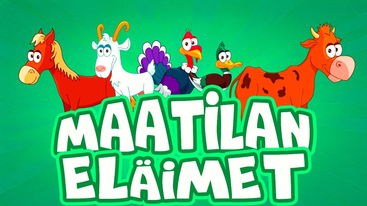 Maatilan eläimet! Kotieläinten maailma: Opitaan maatilan kotieläimiä ja lemmikkejä