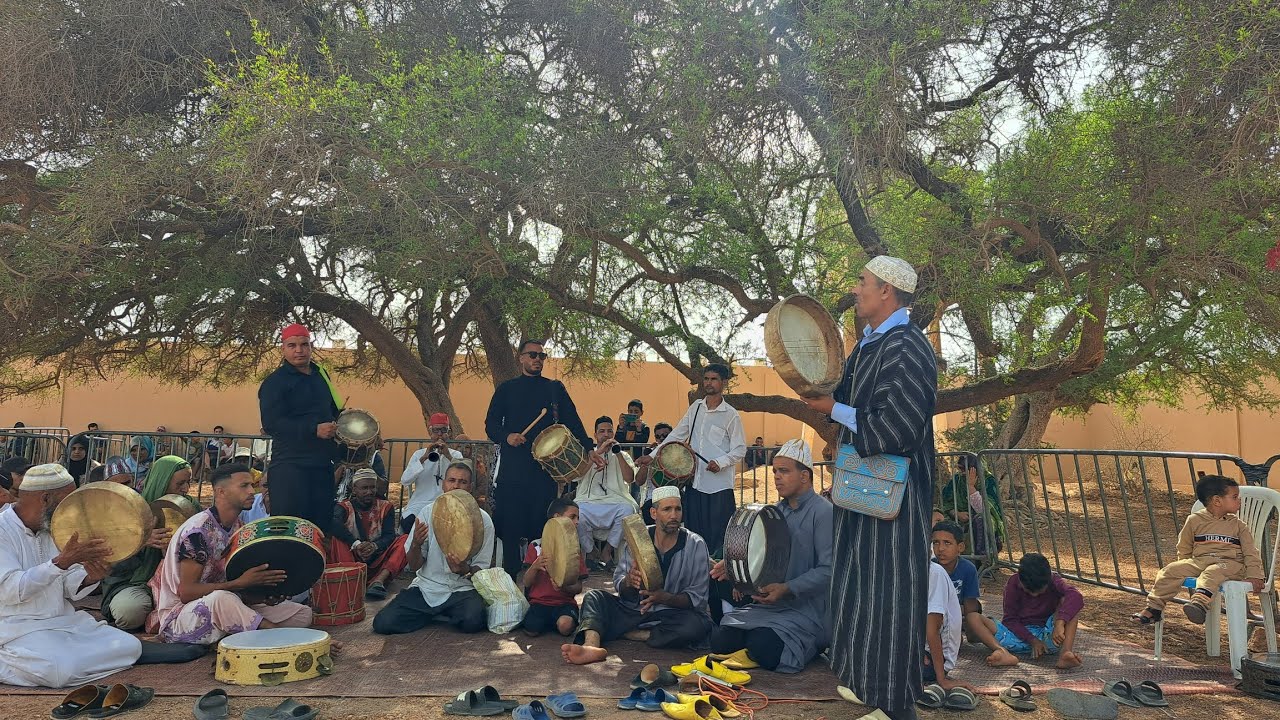 موسم عيساوة بجماعة الكفيفات في يومه الأول الأجواء من سبت الكفيفات إقليم تارودانت 