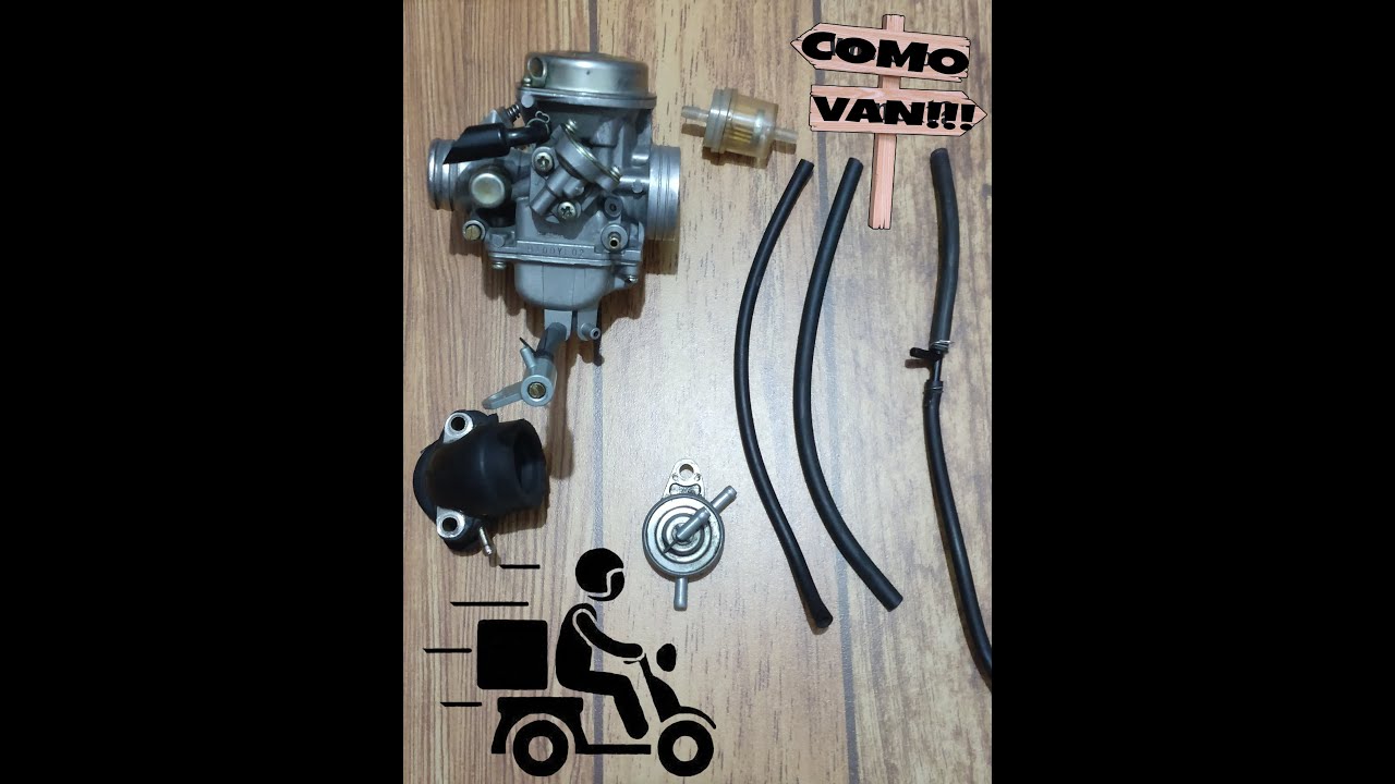 COMO CONECTAR MANGUERAS DEL CARBURADOR DE MOTONETA
