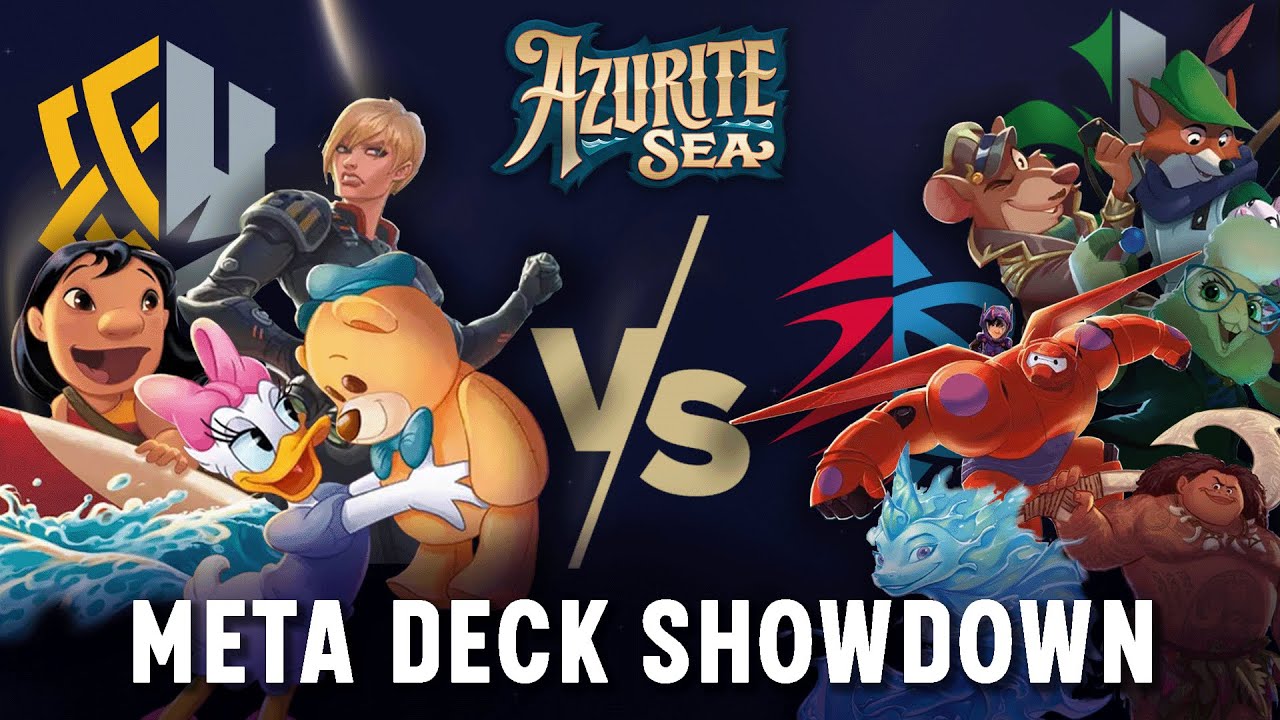 [META GAMEPLAY] DISNEY LORCANA META DECK GAMEPLAY! Amber Steel Aggro vs META Decks