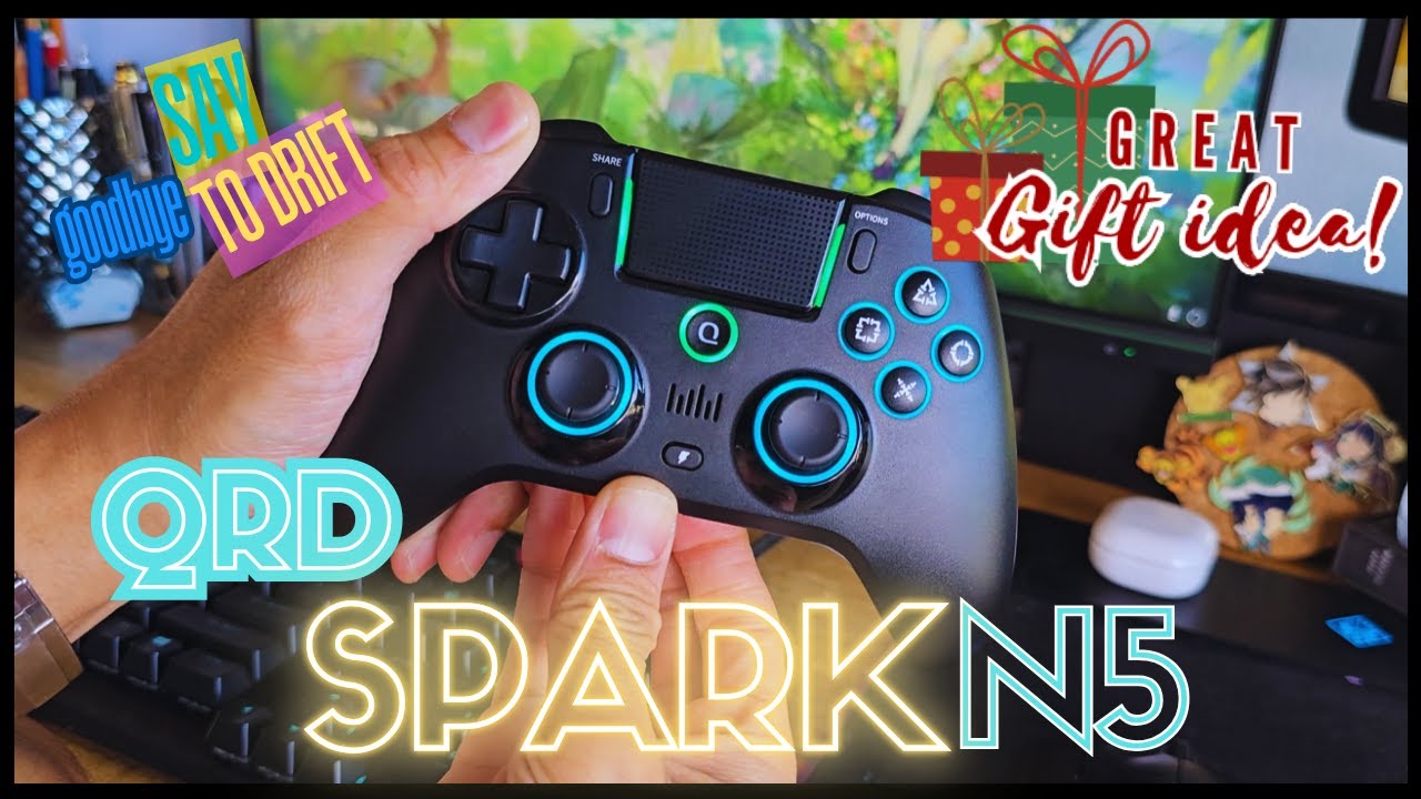 QRD SPARK N5 CONTROLLER AND BLACKPILL PS5 WIRELESS ADAPTOR/CONVERTER. (NO DRIFT AND A GREAT GIFT!)