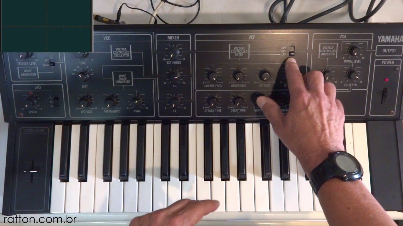 Sintetizador Yamaha CS-5 - demo