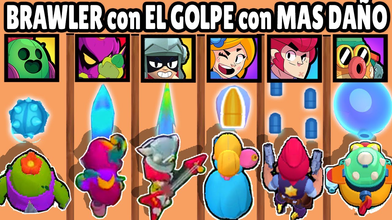 CUAL BRAWLER TIENE EL GOLPE con MAS DAÑO? | NUEVO BRAWLER | DRACO y LILY | BRAWL STARS