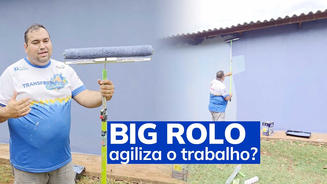 Quanto tempo você ganha pintando com esse rolo?