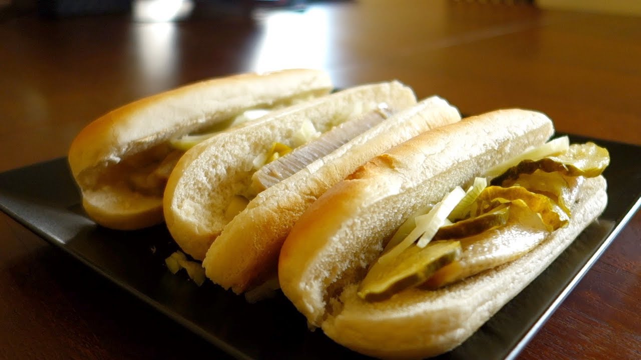 Holenderski Hot Dog - Śledź Matjas Holenderski - Gotuj z Szafą