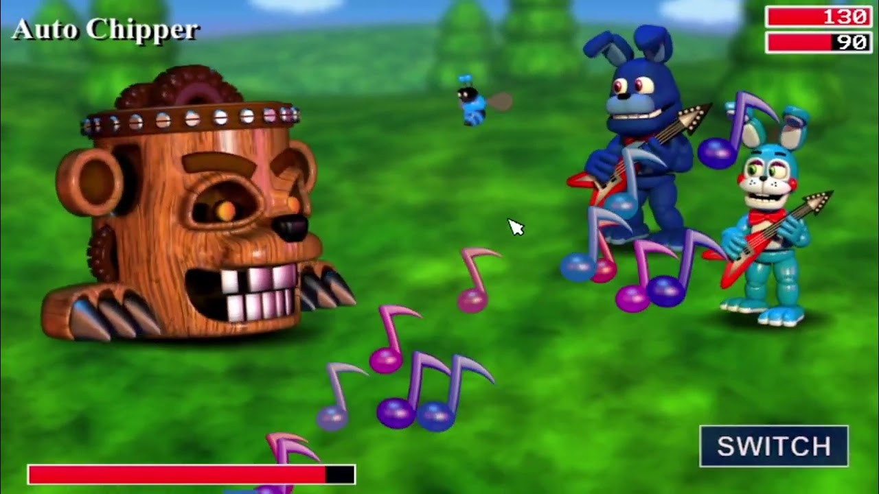 fnaf world but only bonnie