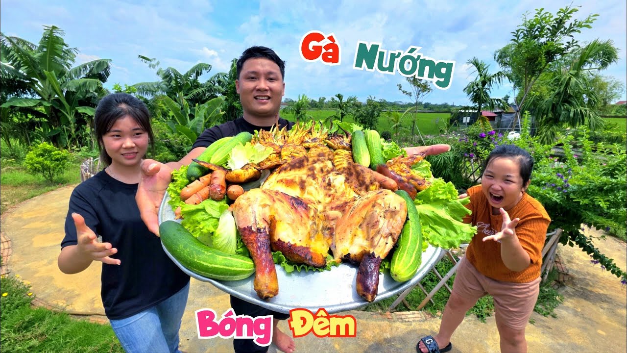 Đãi Các Cháu Mâm Gà Nướng Siêu To Khổng Lồ Và Làm Chuồng Mới Cho Mèo Không Lông / Chuyện Của Đại